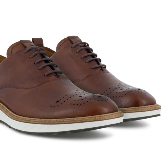 ECCO Other - Ecco Men's St 1 Hybrid Oxford Wing Shoe Cognac Leather Dress Shoe Brown Casual